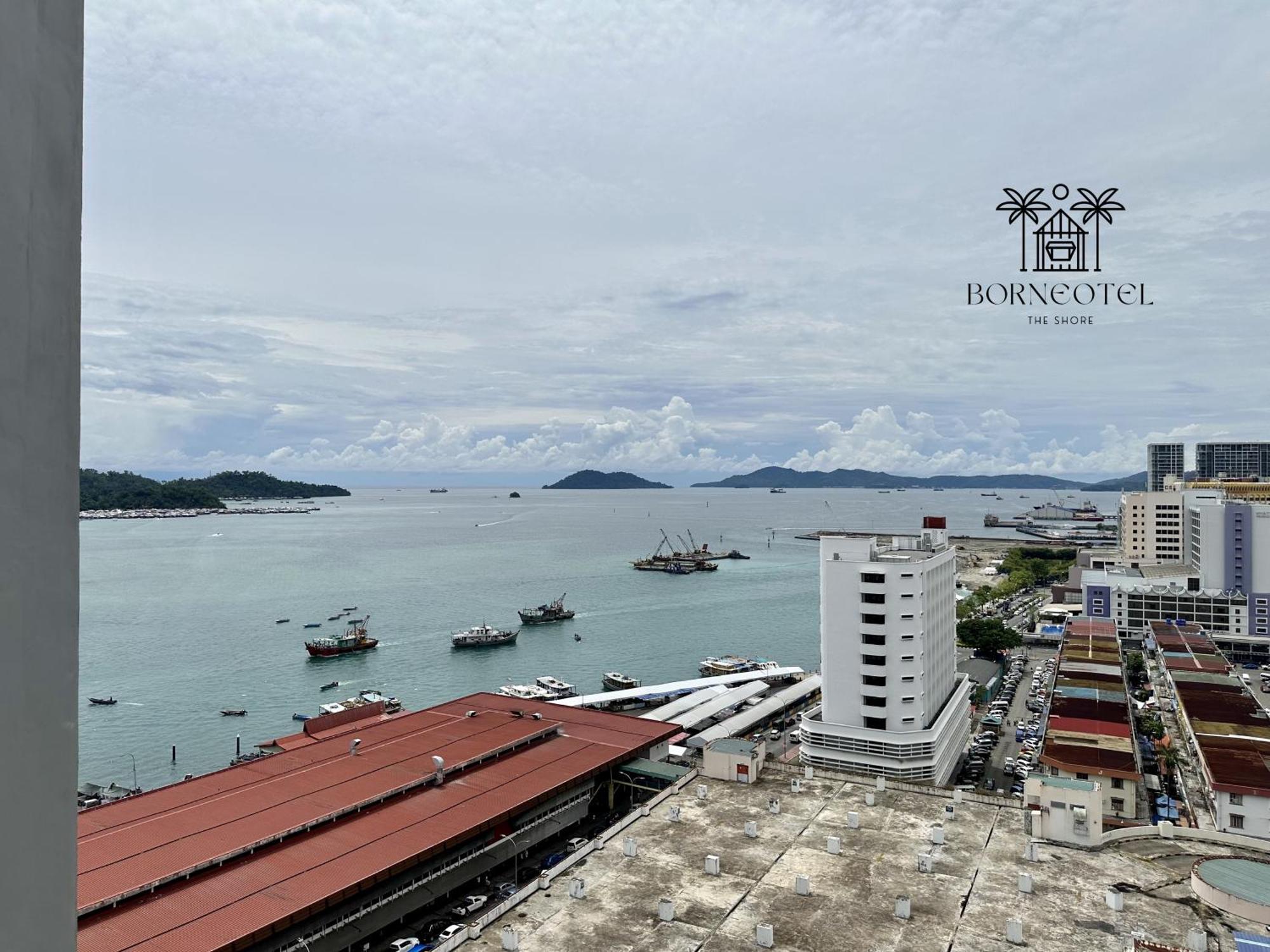 Borneotel The Shore Kk By Chg Kota Kinabalu Bagian luar foto