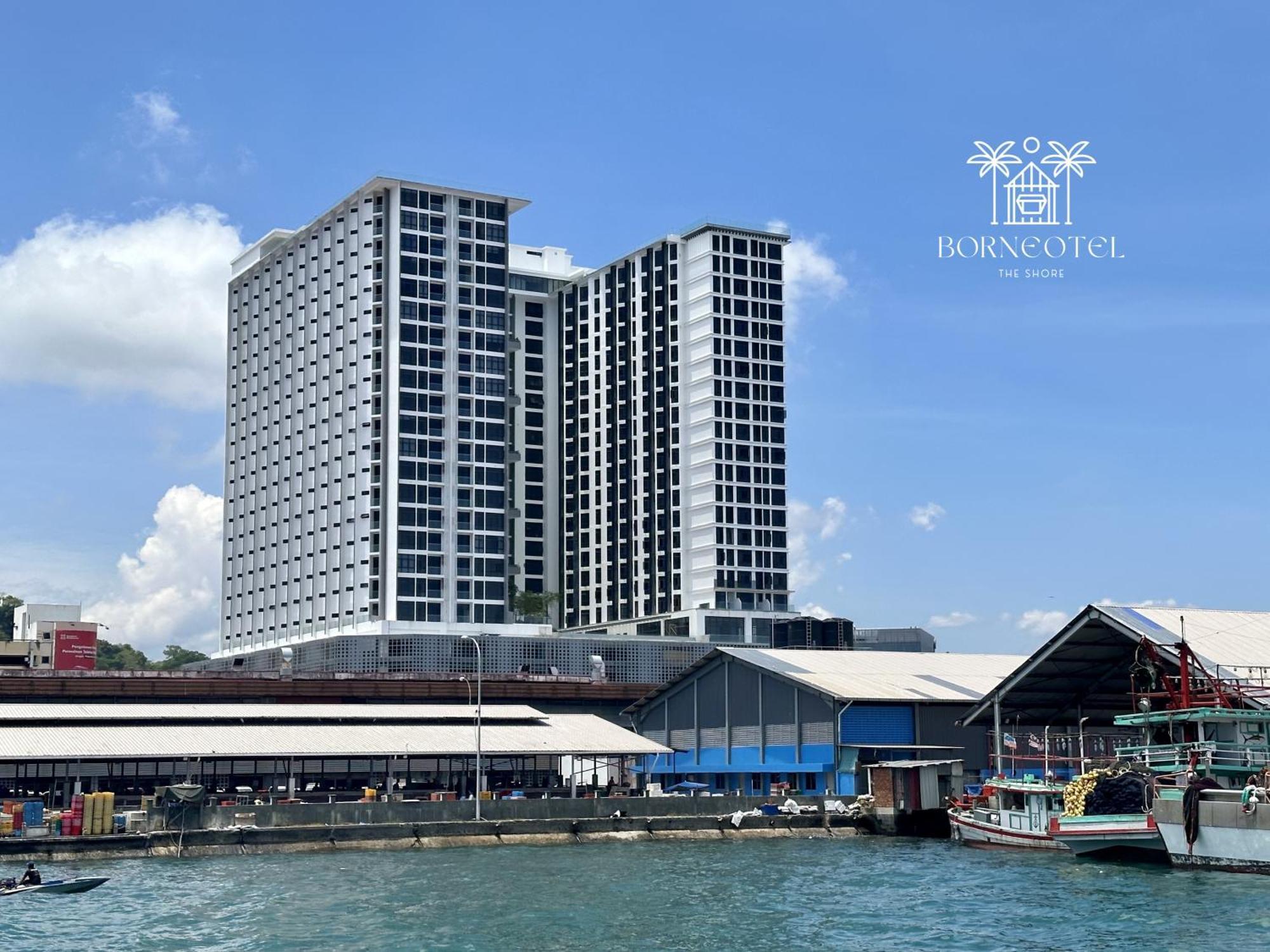 Borneotel The Shore Kk By Chg Kota Kinabalu Bagian luar foto